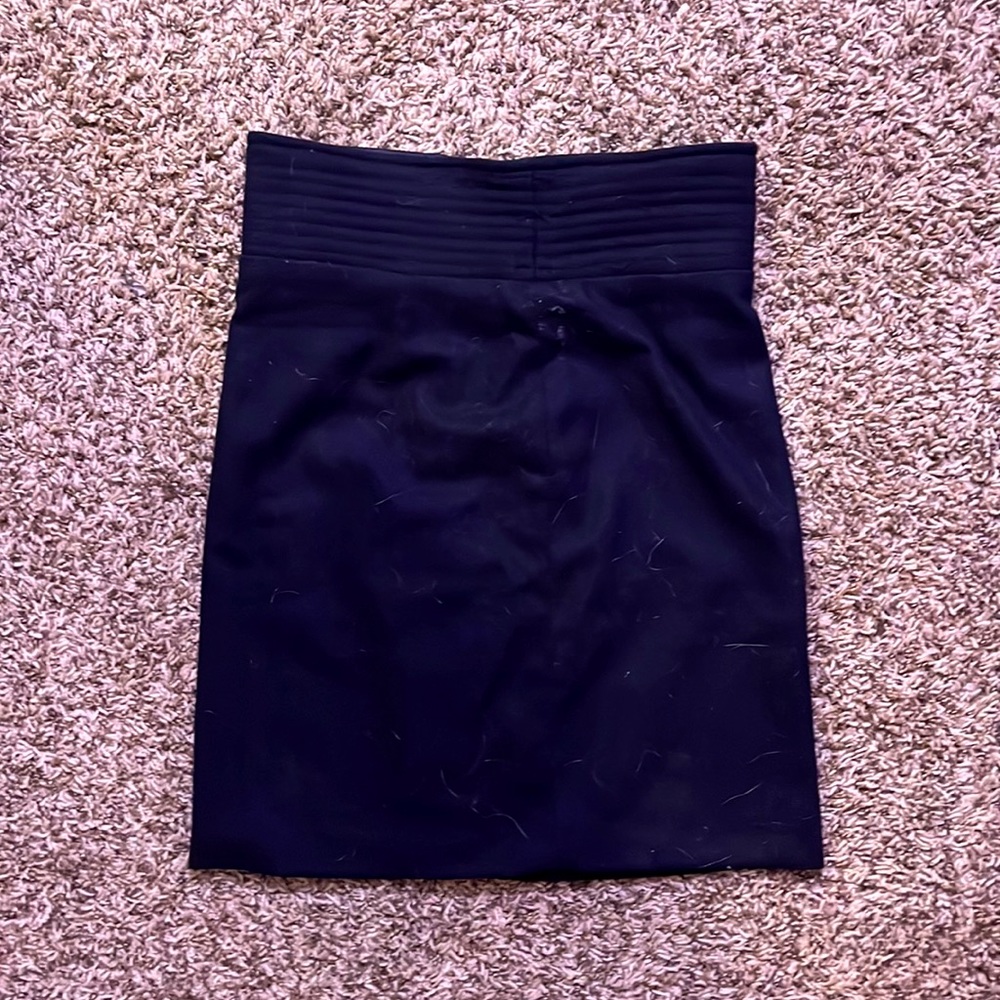 Black wool kova & t skirt